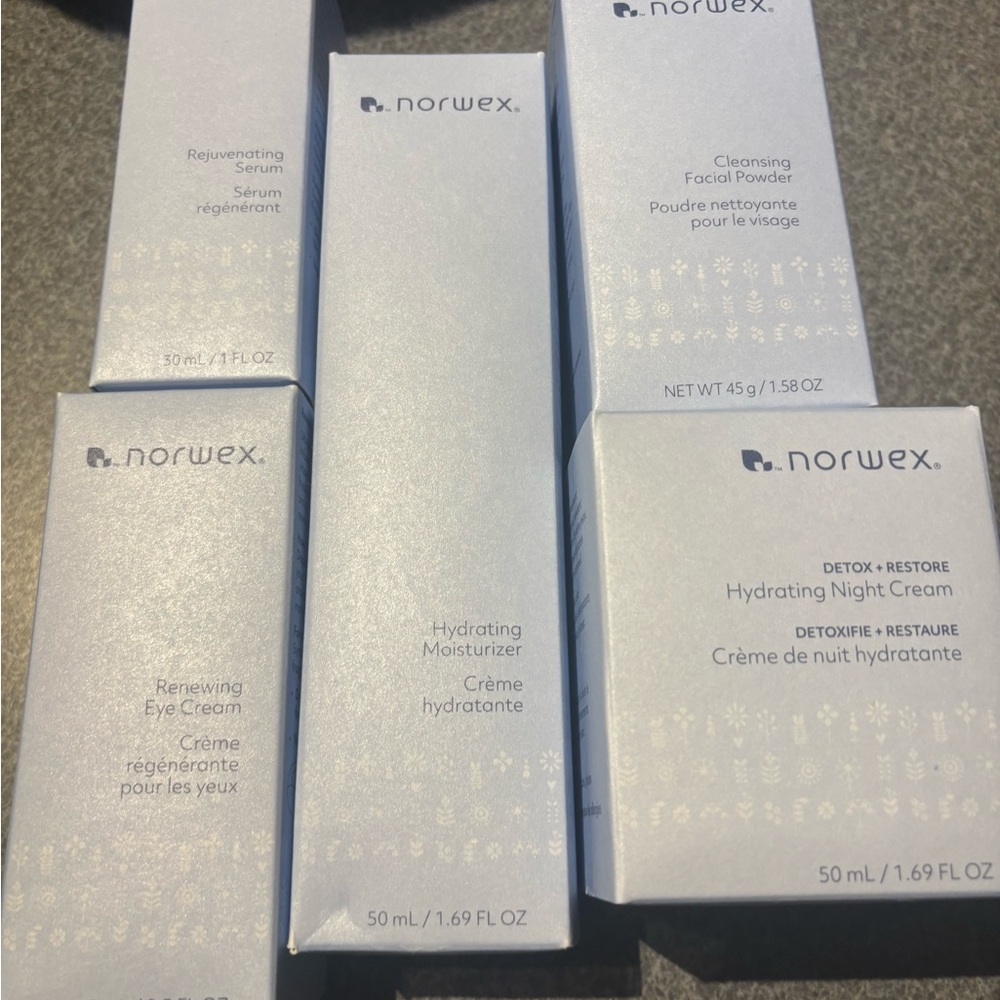 Norwex Skincare Collection - Elegant Silver Packaging